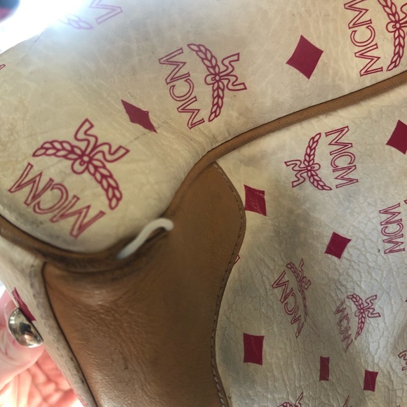 AUTH. MCM Visetos *RARE* Top Handle Top - Picture 6 of 8